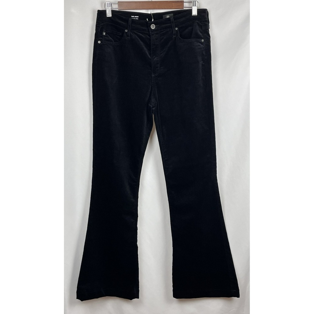Adriano Goldschmied The Janis High-Rise Flare Black Velvet Corduroy 31R SoftGoth